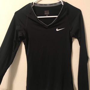 Black Long Sleeve Nike Dry-Fit